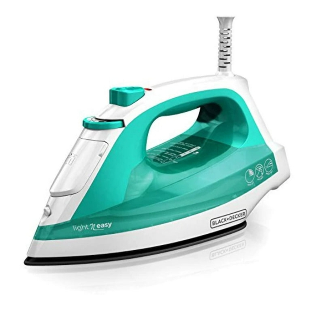 Black+Decker Light 'n Easy Steam Iron - Green and White